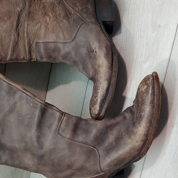 Freebird by Steven Womens Stable Leather Riding Tall Boots Boho Moto sz 10 - Picture 13 of 16